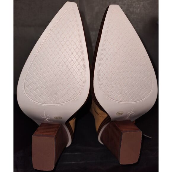 Jessica Simpson Lisabeth Fringe Tall Western Boots Sz 8.5M - Picture 9 of 11